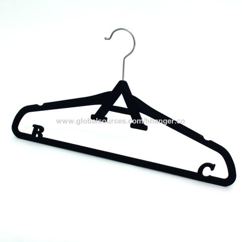 Eoncred Square Head Plastic Suit Hanger with Metal Hook Customized