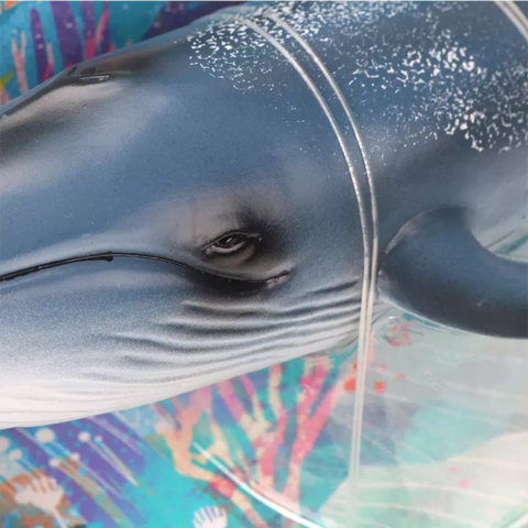 ALAVAGUE☆Blue Whale Bag_3color★韓国人気★ Hangwing Latest Hard Vinyl Material Solid Animal Sea Animal