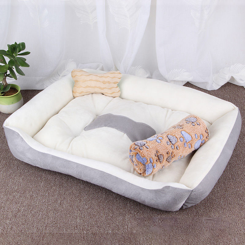Buy Wholesale China Pet Beds Accessories Fur Fluffy Donut Comfy Calming