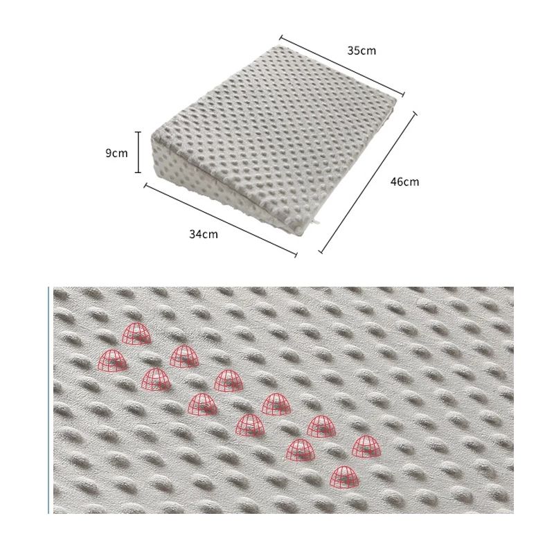 SURENHAP Oreiller Compensé Pour Berceau L'oreiller Blanc De Cale De Puericulture Oreiller