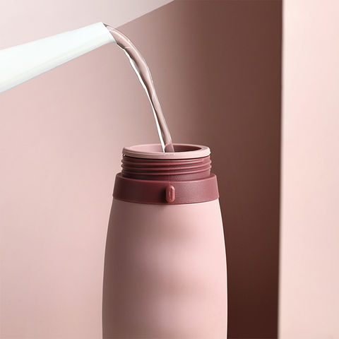 Bouteille d'eau de sport portable créative pliable tasse à café camping pique-nique voyage en plein air tasse d'eau en silicone de qualité alimentaire