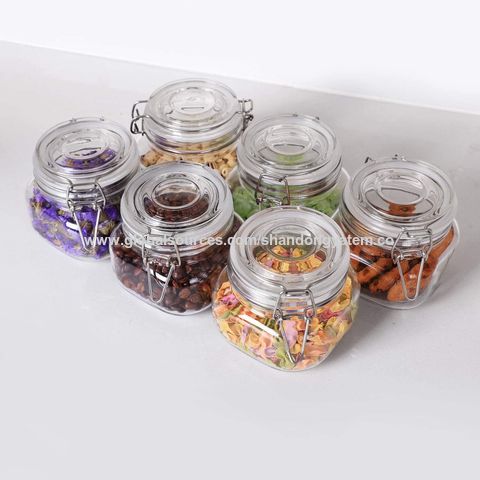 500ml 600ml 750ml FDA Food Grade Clear Plastic Food Storage Candy