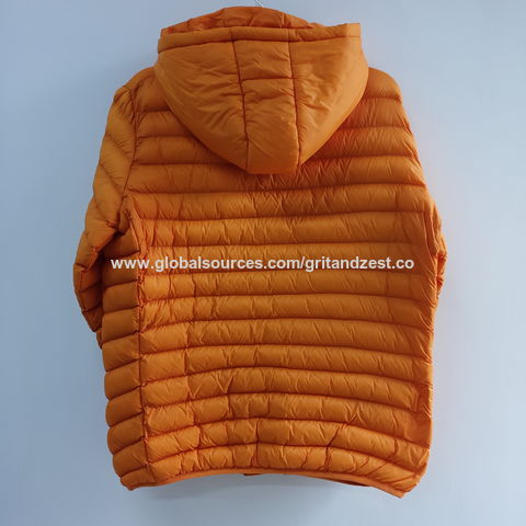 Chaqueta acolchada ligera de plumón para mujer al por mayor, relleno de plumón de pato blanco 90, para uso casual