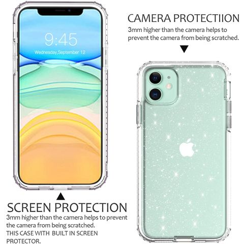 Comprar Funda de teléfono transparente híbrida de doble cara 360