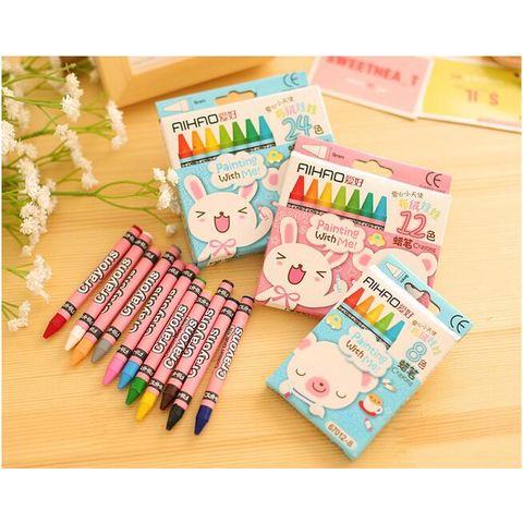 36 Colors Twistable Water Soluble Silky Crayons