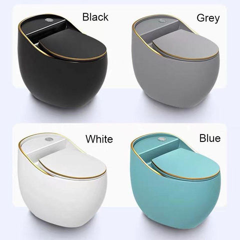 China Chaozhou Factory Direct Price Siphonic Wc Ceramic One Piece Color Gold  Toilet For Sale