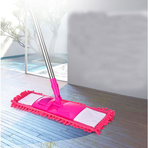 Super Absorbing MicroFiber Dust Mop with Handle Telescoping Pole Floor  Cleaner Noodle Mop 