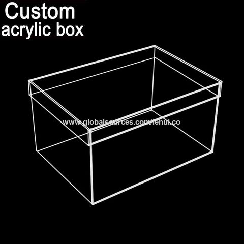 Custom Clear Plexiglass Cube Display Box with Removable Lid - China  Plexiglass Display and Plexiglass Box price