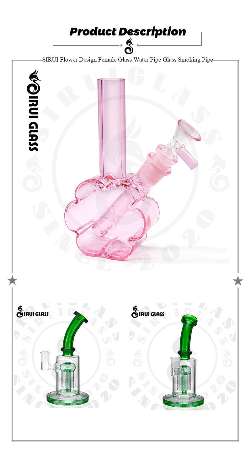 Sirui Pyrex Glass Pipe DAB Rig Oil Rig Glass Water Pipe Glass Smoking Pipe  Shisha Hookah Tobacco Pipes Oil Burner Pipe Glass Recycler Concentrate Rig  - China Glass Pipe and Oil Rig