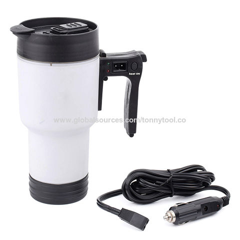 Pemanas Air Elektrik Mobil Mini 12v 480CC, Pembuat Kopi, Mug Pemanas 12v