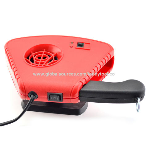 Window Defroster, 12V Car Portable Electric Window Heater Heating Dryer  Windshield Fan Defroster Demister, Portable Car Heater and Defroster(Red)