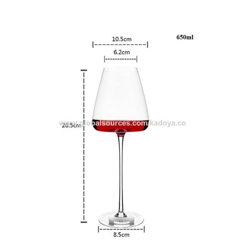 Distinguished 600ml Handmade Square Wine Tasting Cup Burgundy Goblet  Popular Bar Household Drinking Set Drinking Red Wine Glass - AliExpress