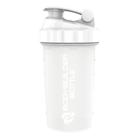 Protein shaker bottle 700mls Tumbler Original Frosted Black/White Lo