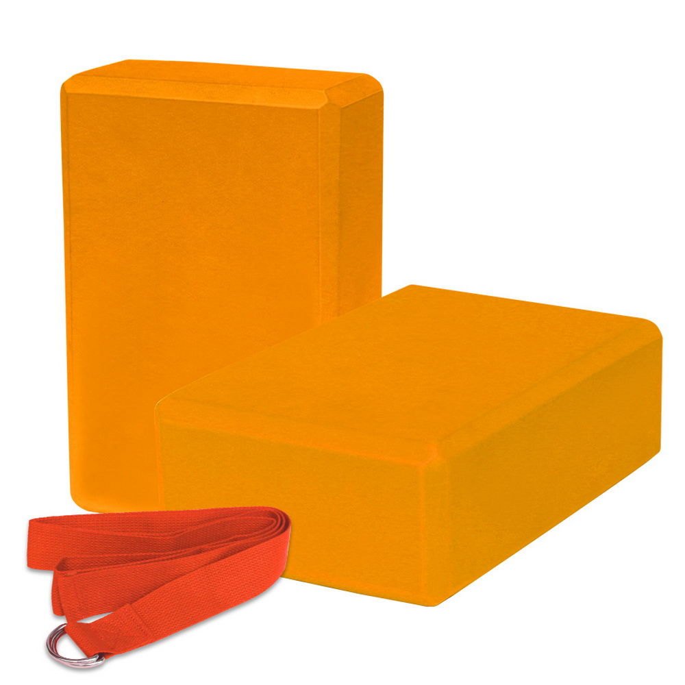 Buy Wholesale China 3pcs Fitness Yoga Block Exercise Pilates Foam Brick