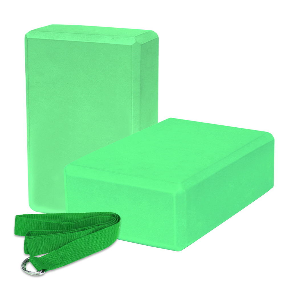 Buy Wholesale China 3pcs Fitness Yoga Block Exercise Pilates Foam Brick