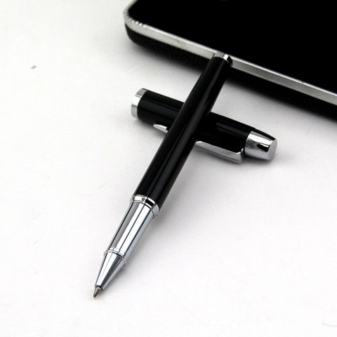 Kugelschreiber mit Rollerball-Mine, Metallgehäuse, VIP-Kundengeschenke, personalisiertes Logo und Geschenkverpackung