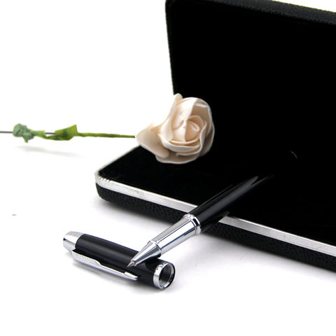 Kugelschreiber mit Rollerball-Mine, Metallgehäuse, VIP-Kundengeschenke, personalisiertes Logo und Geschenkverpackung