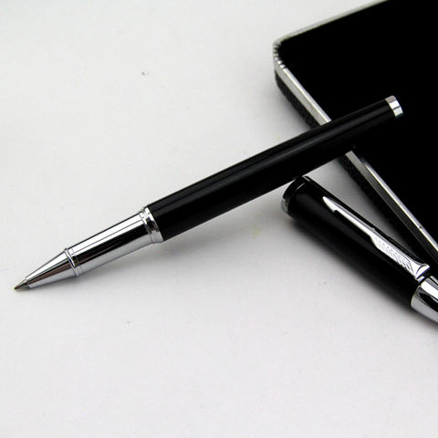 Kugelschreiber mit Rollerball-Mine, Metallgehäuse, VIP-Kundengeschenke, personalisiertes Logo und Geschenkverpackung