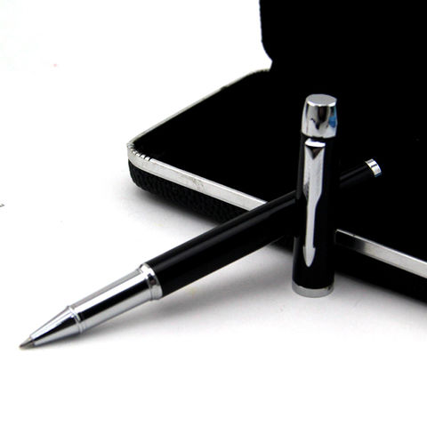 Kugelschreiber mit Rollerball-Mine, Metallgehäuse, VIP-Kundengeschenke, personalisiertes Logo und Geschenkverpackung