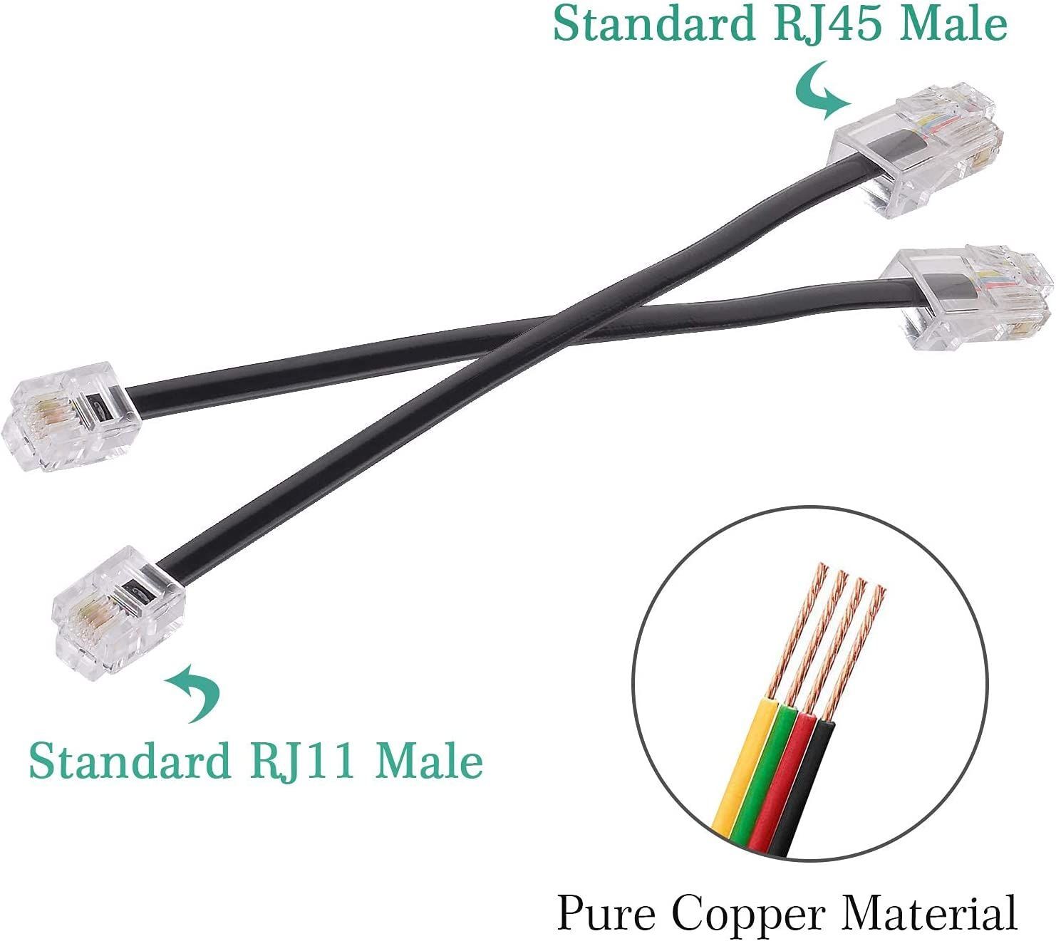 Buy Wholesale China Rj45 To Rj11 Adapter, Rj11 Male To Rj45 Female ...