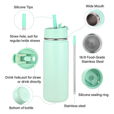 Wholesale Drinkware Wide Mouth Aquaflask Mug 18oz 22 Oz 40oz Thermos Water  Bottle Double Wall Stainless Steel Vacuum Flasks - China Bamboo Cup and Water  Bottles price