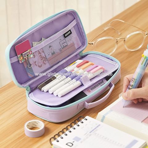 Acheter Trousse à crayons grande capacité sac à stylo multifonctionnel  mignon étudiant fille