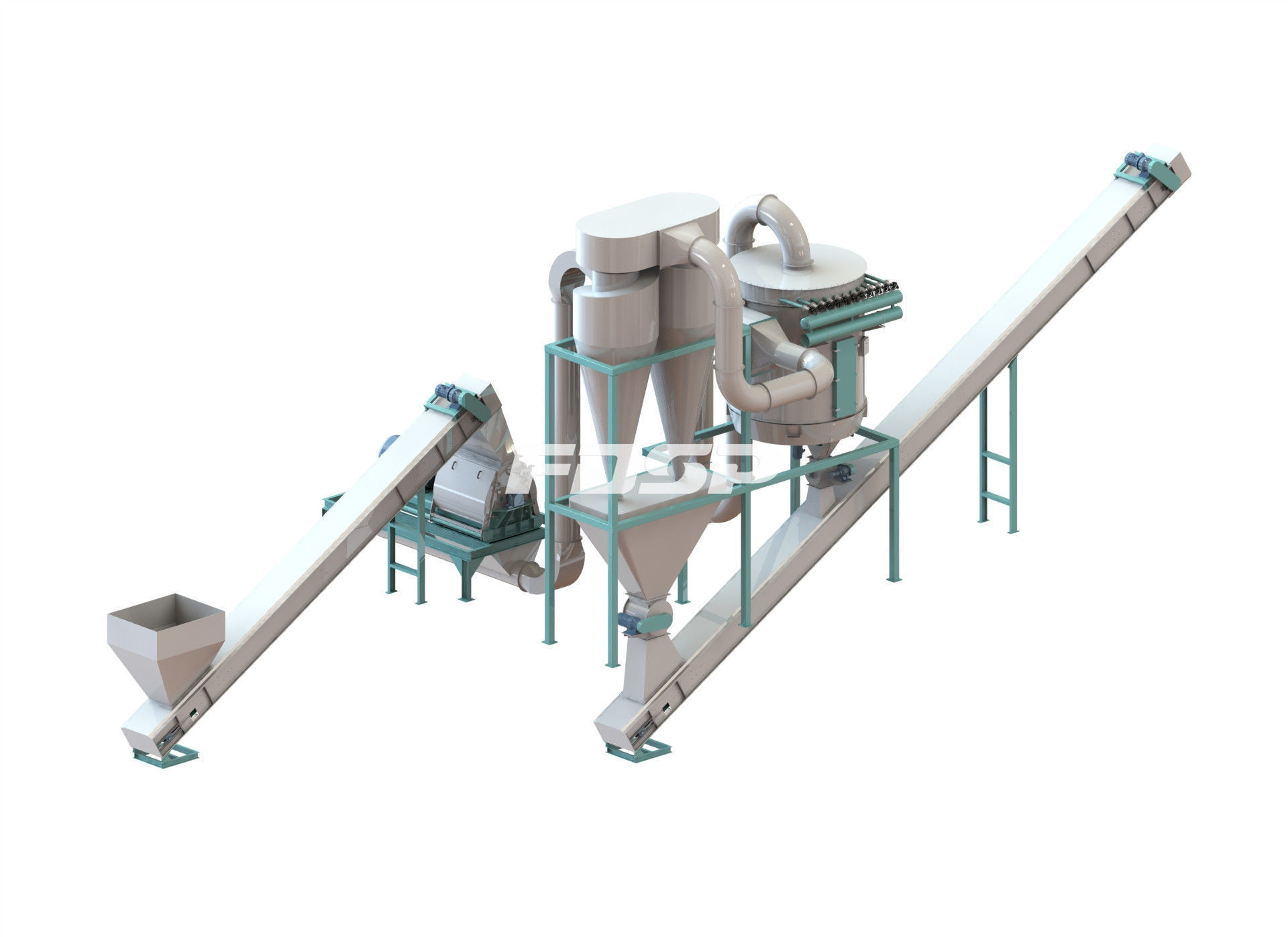 Buy Wholesale China 2-3tph Wood Chips Sawdust Pellet Line In Sawmill ...
