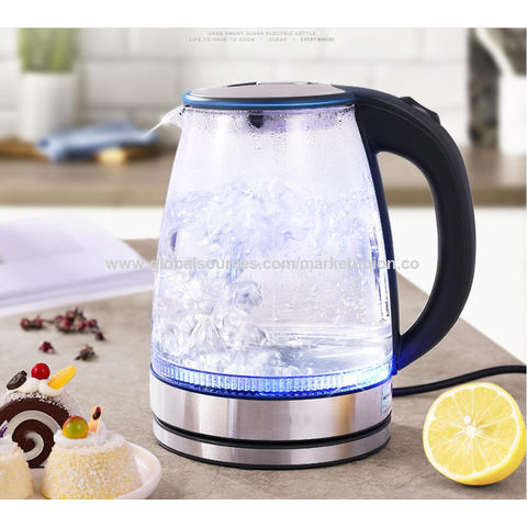 Buy Wholesale China Electric Kettle Temperature Control Glass Hot Water  Boiler With Blue Led Indicator Tea Heater Fast & Electric Kettle at USD  4.83