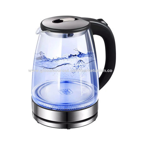 Buy Wholesale China Electric Kettle Temperature Control Glass Hot Water  Boiler With Blue Led Indicator Tea Heater Fast & Electric Kettle at USD  4.83