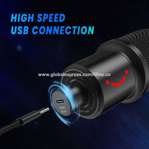 Compre Micrófono Dinámico Usb Para Videojuegos Fifine K688 Xlr y Micrófono  De Estudio Para Podcasting de China por 33.99 USD