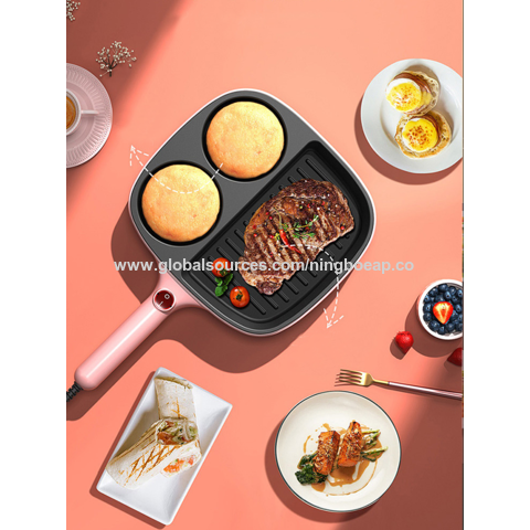 3-in-1 non stick frying pan crepe maker pan cooking wok pot korean cookware  breakfast