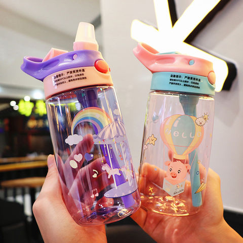 Buy Wholesale China Plastic Children Drinking Bottle Cute Bulk School Sport  Travel Bicycle Kids Water Bottle & Water Bottle at USD 2