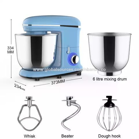 5L Egg Whisk Mixer Blender 1500W Kitchen Stand Mixer Cream Household  Electric Food Whisk Mixing Machine