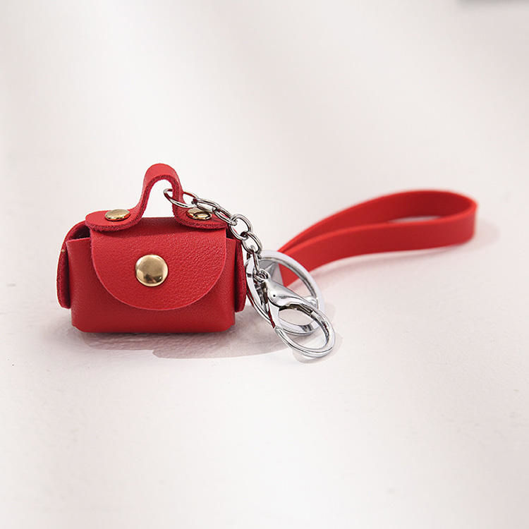 Cute Cartoon Coin Purse Mouse Shape Short Wallet Designer Leather Keychain
