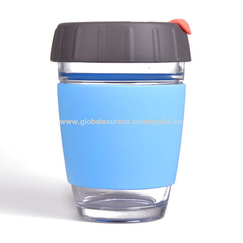 Buy Wholesale China 500ml Glass Tumbler With Printing, Pp Lid With Straw,  Big Capacity Water Cup For Cold & Glass Water Cup at USD 0.7