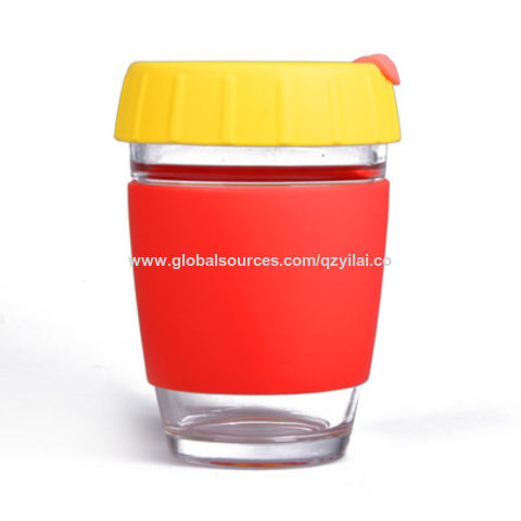 Buy Wholesale China 500ml Glass Tumbler With Printing, Pp Lid With Straw,  Big Capacity Water Cup For Cold & Glass Water Cup at USD 0.7