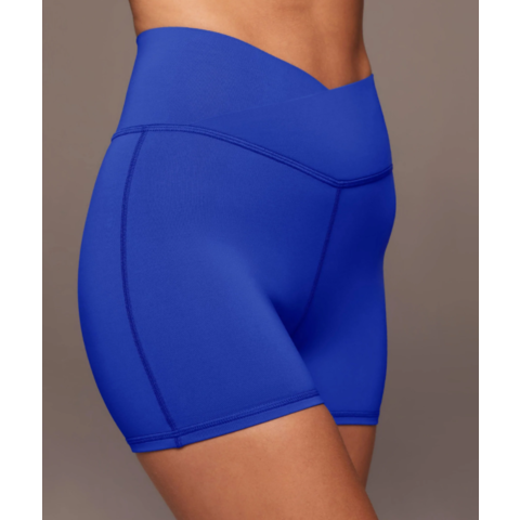 Calça De Yoga Capri Esportiva Plus Size Com Patchwork De Malha