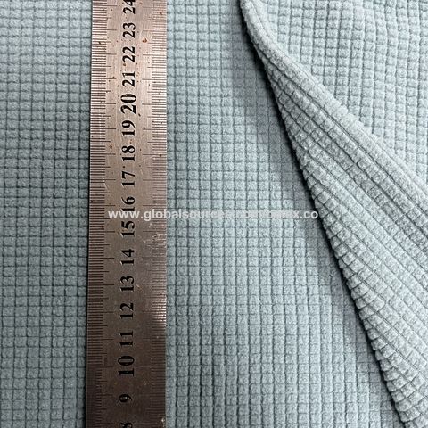 Polyester Spandex Polar Fleece Fabric Grid Fabric $1 - Wholesale China Spandex  Fleece Fabric at Factory Prices from SHAOXING OUYI TEXTILE CO LTD