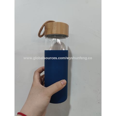 Buy Wholesale China 12oz/16oz Glass Tumbler Glass Water Bottle With Straw  Silicone Protective Sleeve Bamboo Lid Bpa Free & Glass Tumbler Glass Water  Bottle at USD 2.47