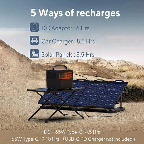 Indoor / Outdoor Portable Power Station , Telecom Use 5000W Solar Generator