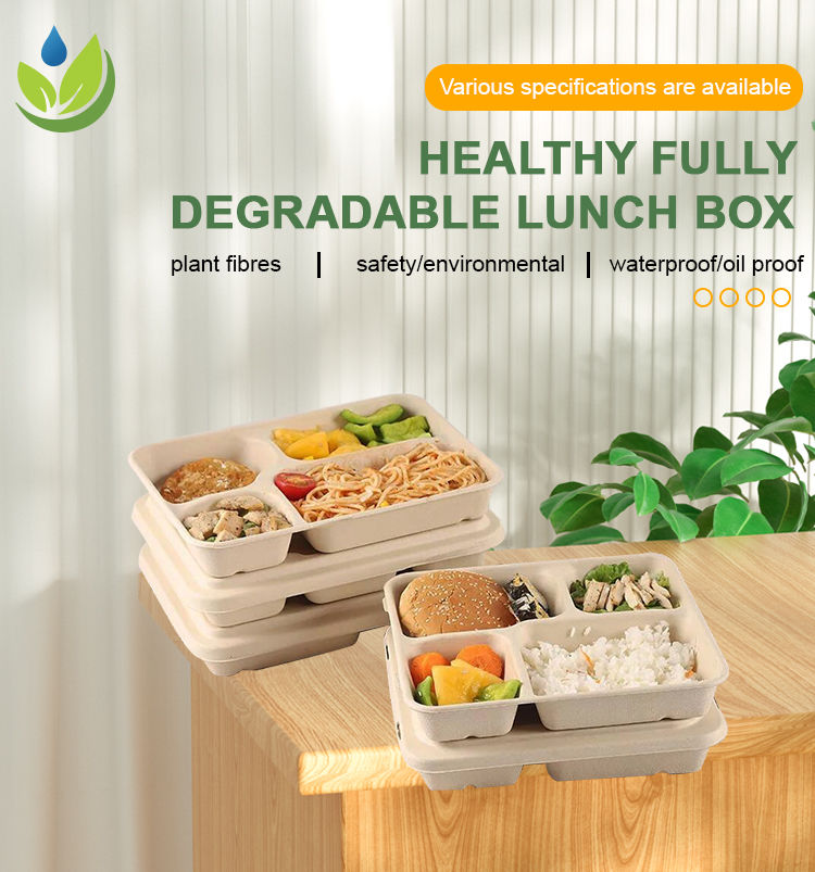 Buy Wholesale China Compostable Take Out Food Containers With Lids, 4 ...