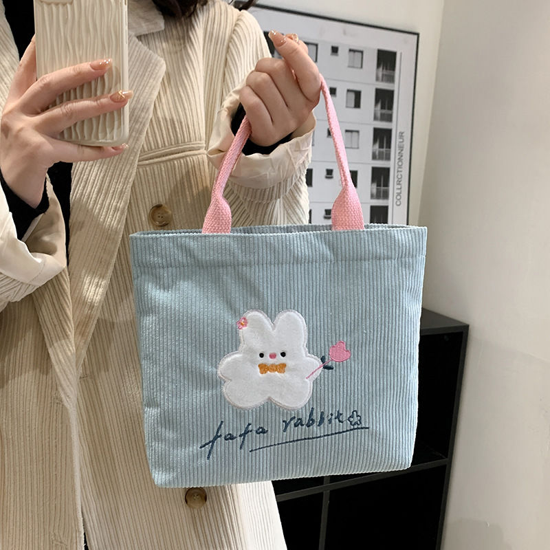 Buy Wholesale China Simple Print Cartoon Canvas Bag Ladies New Lovely ...