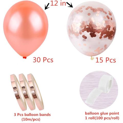 Ballon de Plage Gonflable à Paillettes - Ballon de Piscine Flottant -  Ballons de Sport Transparents avec Paillettes Arc-en-Ciel et confettis - Or  Rose