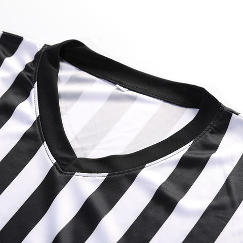 Uniforme de árbitro con cuello en V, camiseta de árbitro de estilo