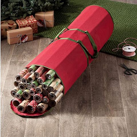 Buy Wholesale China Christmas Wrapping Paper Storage Bag Fits 14 To 20  Standard Rolls Upto 40 Gift Wrap Round Storage & Red Christmas Wrapping  Paper Storage Bag at USD 2.2