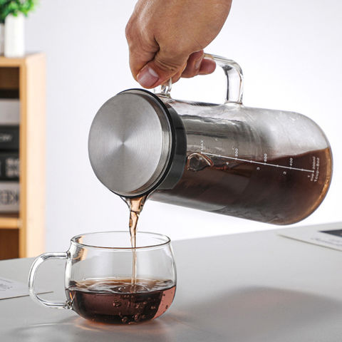 Custom 400ml 600ml 800ml Borosilicate Glass Pour Over Coffee Maker Glass  Coffee Pot with Filter - China Pour Over Coffee Makers and Glass Coffee Pot  price