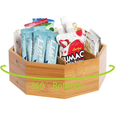 Buy Wholesale China Bamboo Coffee Tea Bag Condiment Organizer