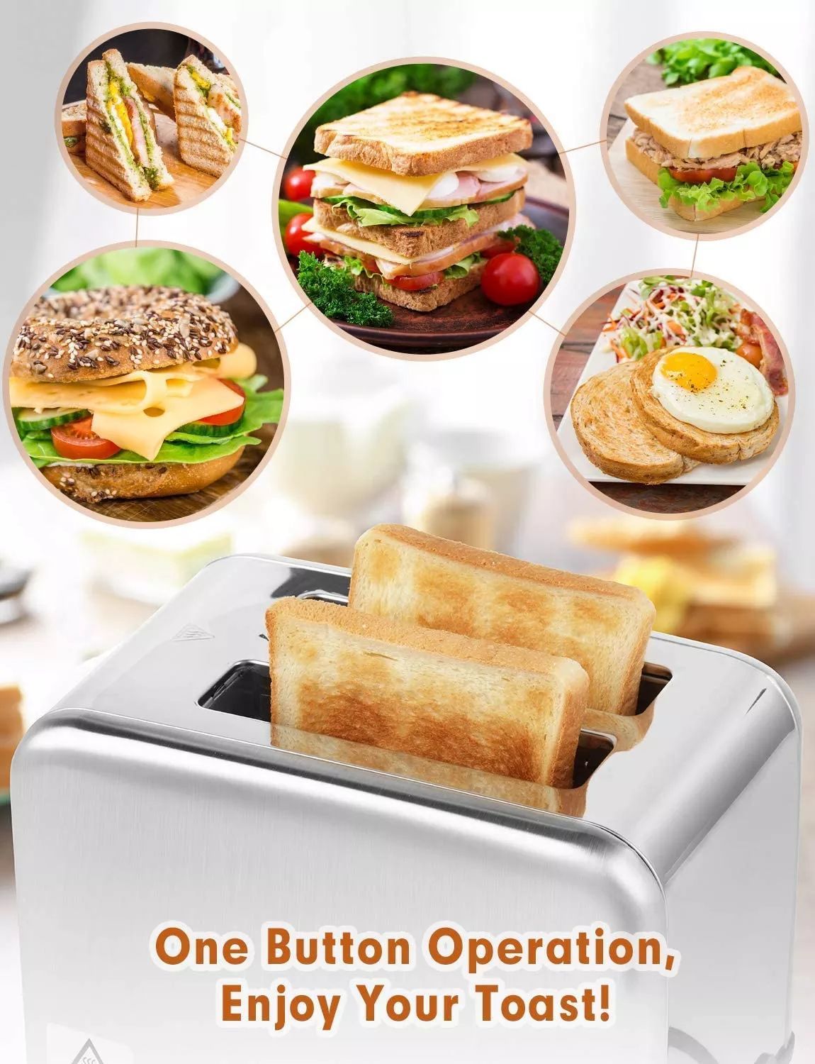 Buy Wholesale China 2021 Digital Bread Toaster Digital Led Display