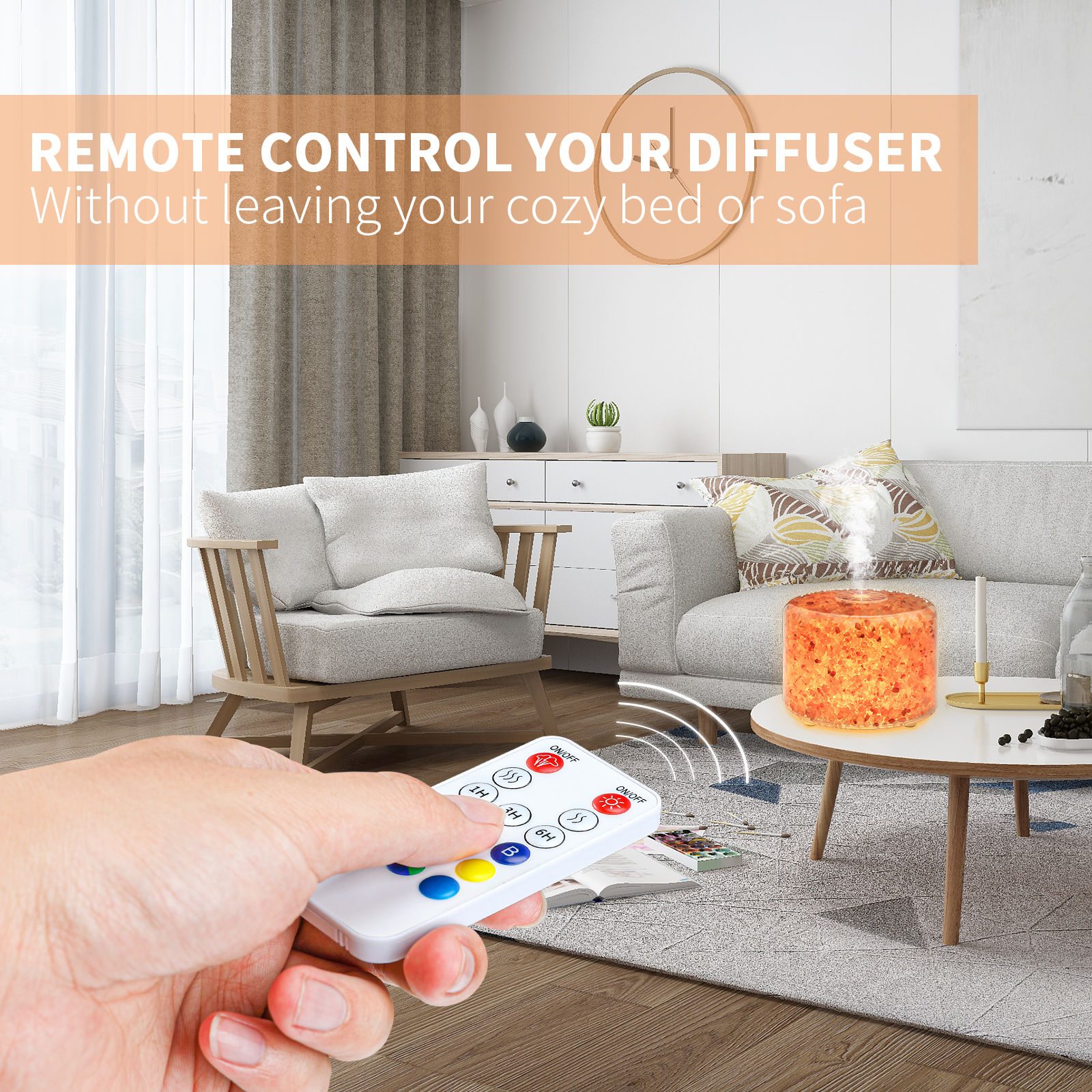 Buy Wholesale China Salt Diffuser 400ml Water Tank Aroma Cool Mist