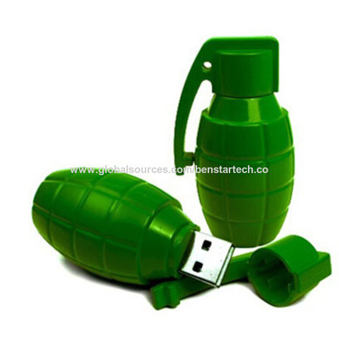 Clés USB en Forme de Grenades Jouets en Plastique, 512 Mo à 32 Go, Commandes OEM Bienvenues